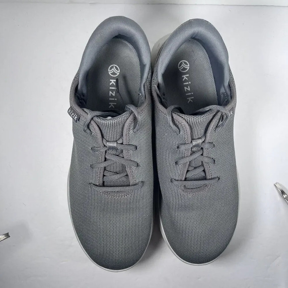 Kizik Madrid Eco Knit Hands Free Lace Up Shoes Sneakers Men's Size 10 Wide - Picture 6 of 8